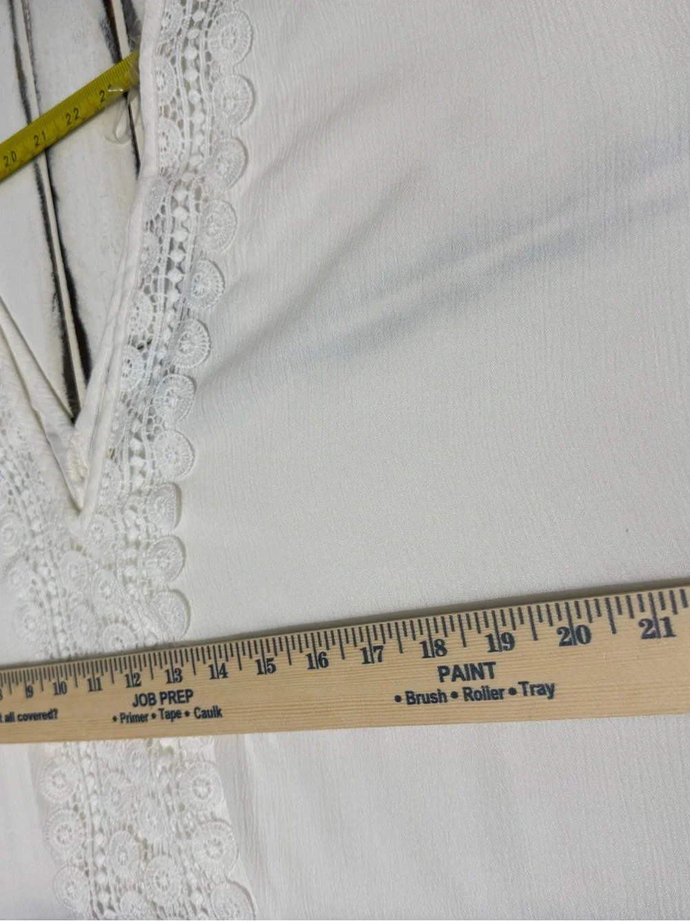 Kona Sol White Boho Swim Cover-Up – Size Small